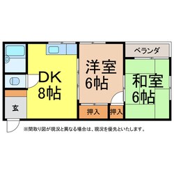 ハイツいとう (２Ｆ)の物件間取画像